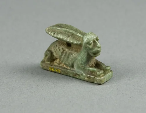 Amulet of a Hare by Egyptian, metalwork, -1070--656