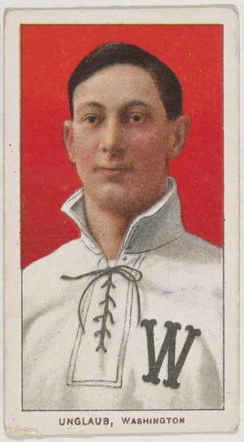 Unglaub, Washington, American League, from the White Border series (T206) for the American Tobacco Company by American Tobacco Company, print, 1909-1911