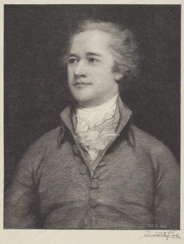 Alexander Hamilton by Timothy Cole, print, 1922