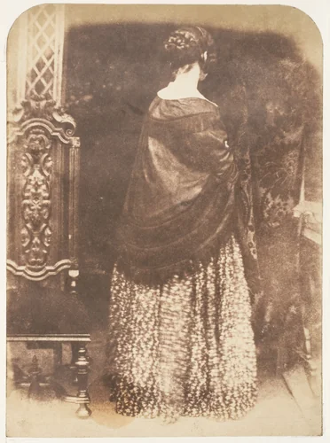 Lady, Standing by Hill and Adamson, photograph, 1843-1847