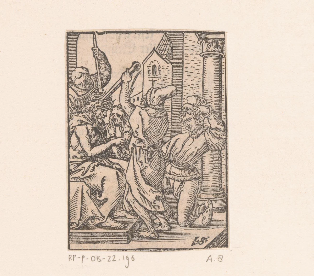 Doornenkroning by Unknown, print, 1558