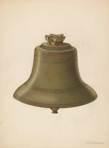 Courthouse Bell by Erwin Schwabe, index of american design, 1936