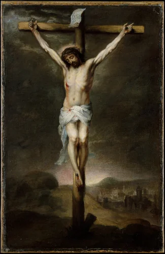 The Crucifixion by Bartolomé Estebán Murillo, painting, 1670-1680