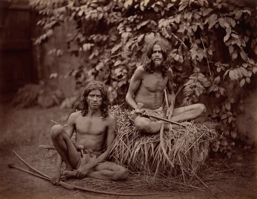 Veddas by Charles Scowen and Co., photograph, 1865-1875