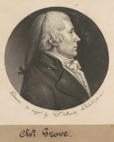 Charles Grove by Charles B. J. Févret de Saint-Mémin, print, 1798