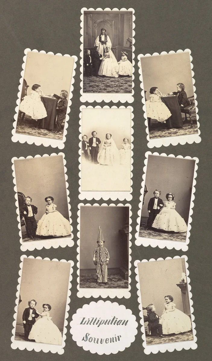 Lilliputian Souvenir by Mathew Brady, photograph, 1862-1863