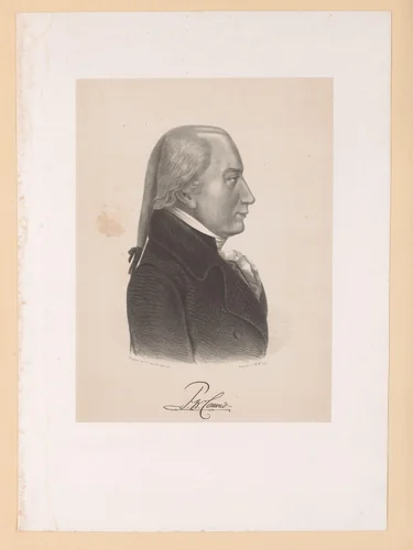 Portret van Frederik Willem Conrad by anonymous, print, 1853