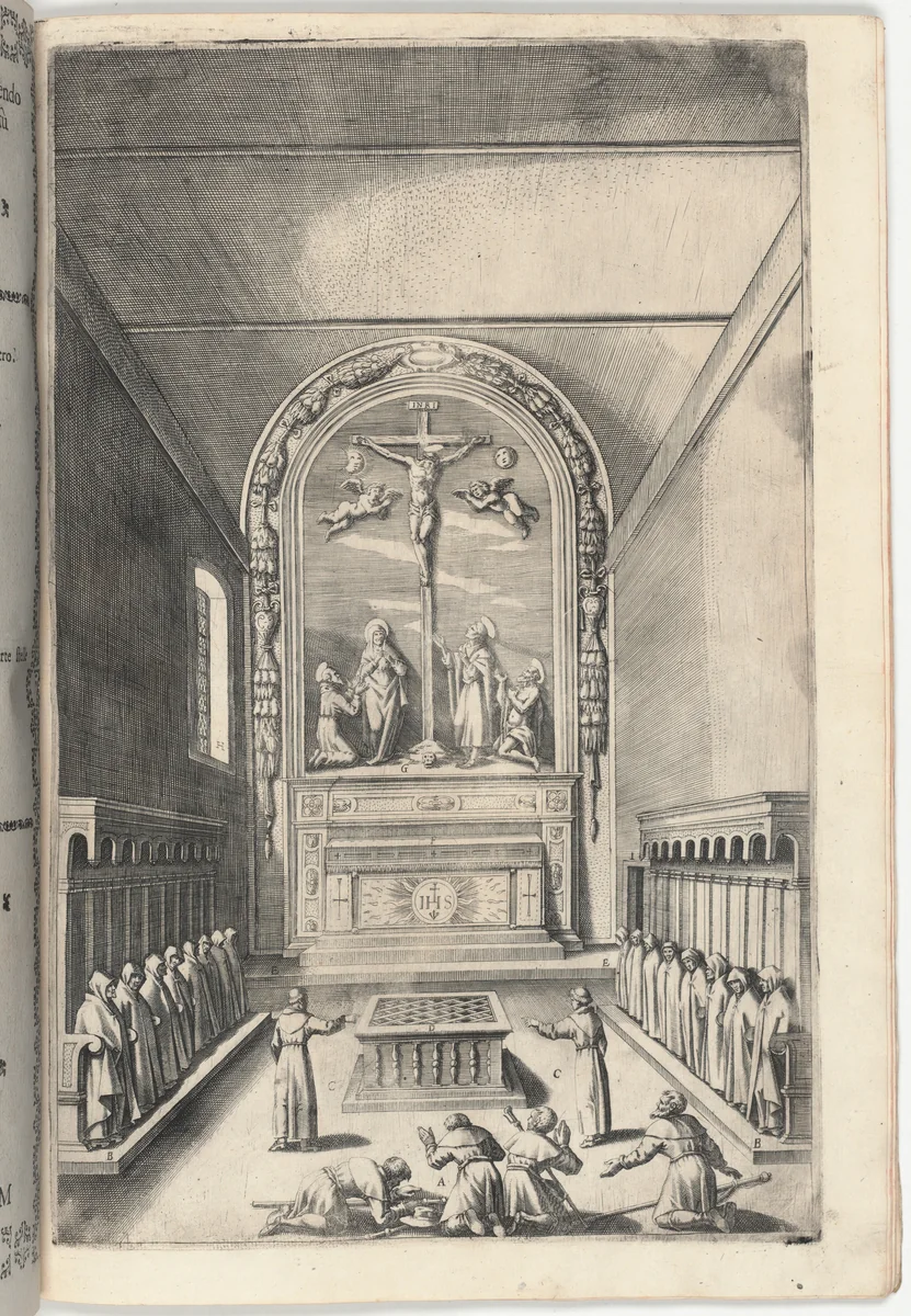 Church of the Stigmata (Chiesa delle Stimmate) [plate M] by Jacopo Ligozzi
Domenico Falcini
Lino Moroni, print, 1612