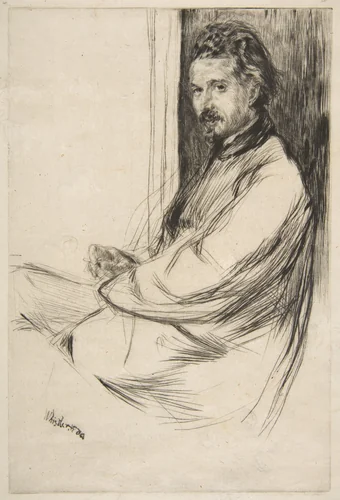 Axenfeld by James McNeill Whistler, print, 1860