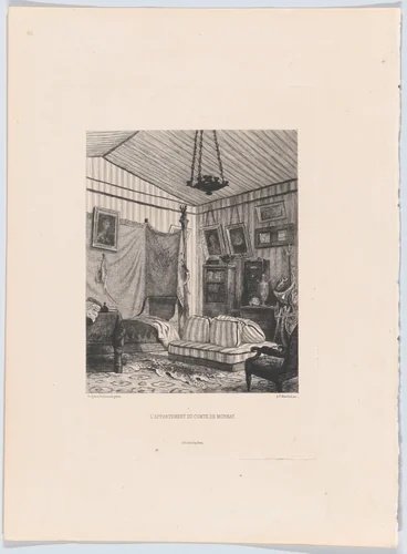 L'appartement du Comte de Mornay by Adolphe Martial Potémont, print, 1873