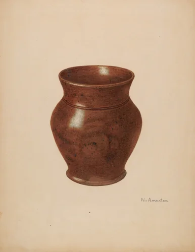Vase by Nicholas Amantea, index of american design, 1939