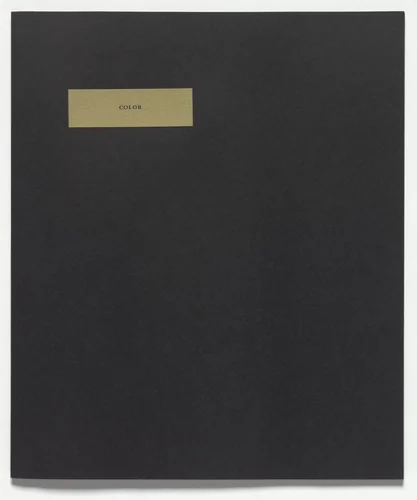 Color from À l'Infinitif (La Boîte Blanche) (In the Infinitive [The White Box]) by Marcel Duchamp, illustrated book, 1912