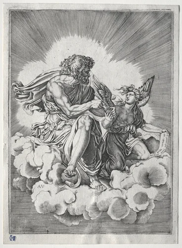 The Four Evangelists: St. Matthew by Unknown, print, 1513-1523
