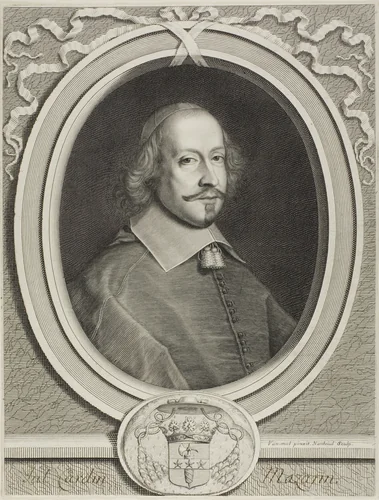 Cardinal Mazarin by Robert Nanteuil, print, 1650-1660
