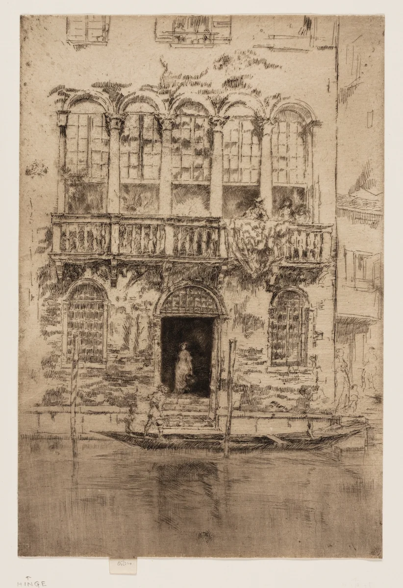 The Balcony by James McNeill Whistler, print, 1879-1880