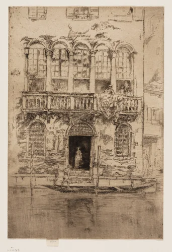 The Balcony by James McNeill Whistler, print, 1879-1880