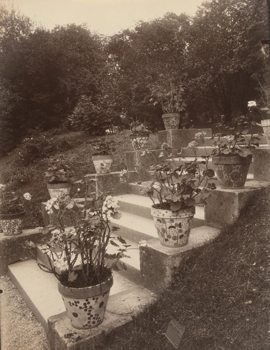 Bagatelle by Eugène Atget, photograph, 1923