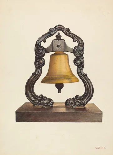 Bell from Ship by Robert W.R. Taylor, index of american design, 1940
