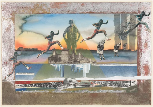 A Witness Before the Criminal by John Simmons, photograph, 1984