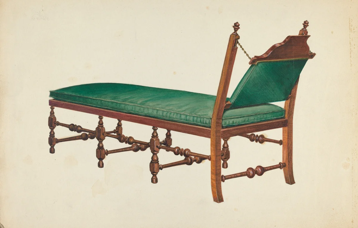 Day Bed by B. Holst-Grubbe, index of american design, 1953
