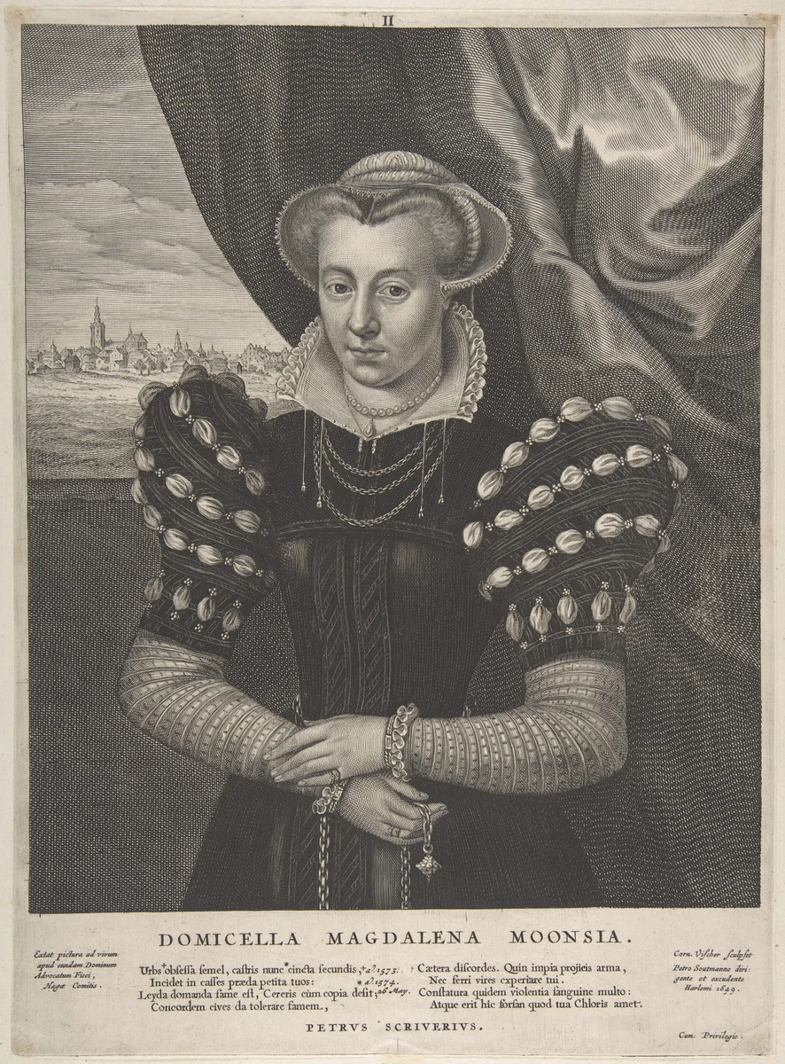 Magdalena Moons, from the series Quatuor Personae... by Pieter Soutman, print, 1649