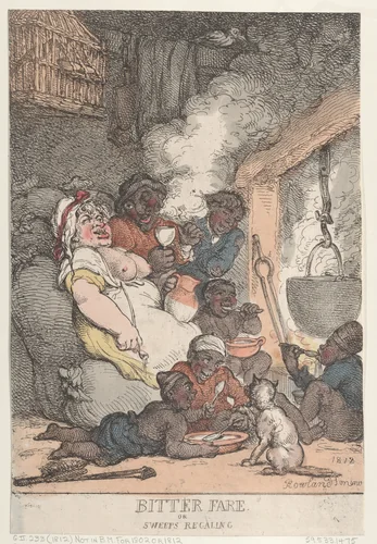 Bitter Fare or Sweeps Regaling by Thomas Rowlandson, print, 1812