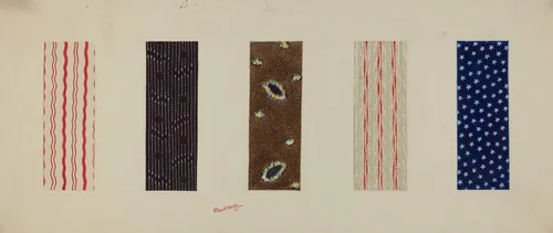 Quilt Patches by Charles Moss, index of american design, 1938