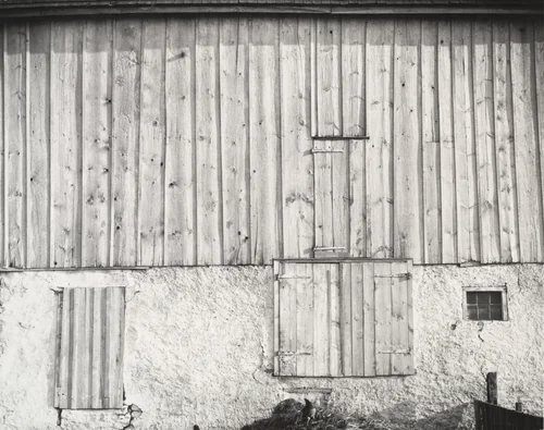 White Barn, Bucks County, Pennsylvania by Charles Sheeler, photograph, 1914