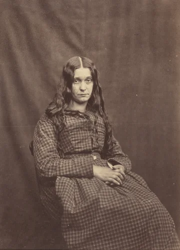 Woman, Surrey County Asylum by Hugh Welch Diamond, photograph, 1856