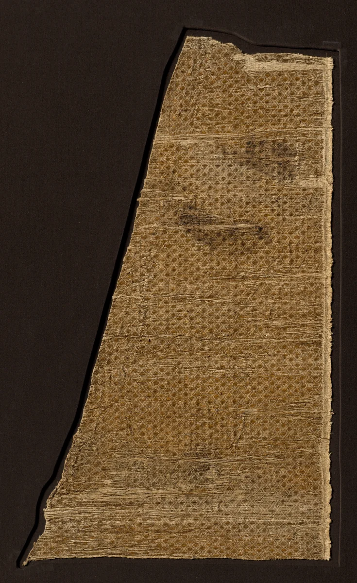 Textile with Diamonds by Unknown, textile, 1000-1099