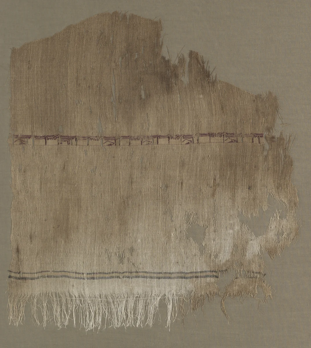 Fragment of a Tiraz by Unknown, textile, 1027-1036