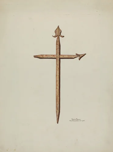 Iron Cross by Dayton Brown, index of american design, 1936