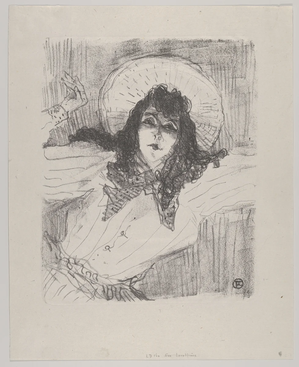 May Belfort by Henri de Toulouse-Lautrec, print, 1898