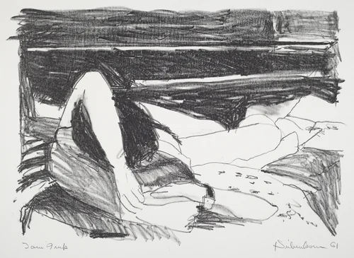 Untitled by Richard Diebenkorn, print, 1961