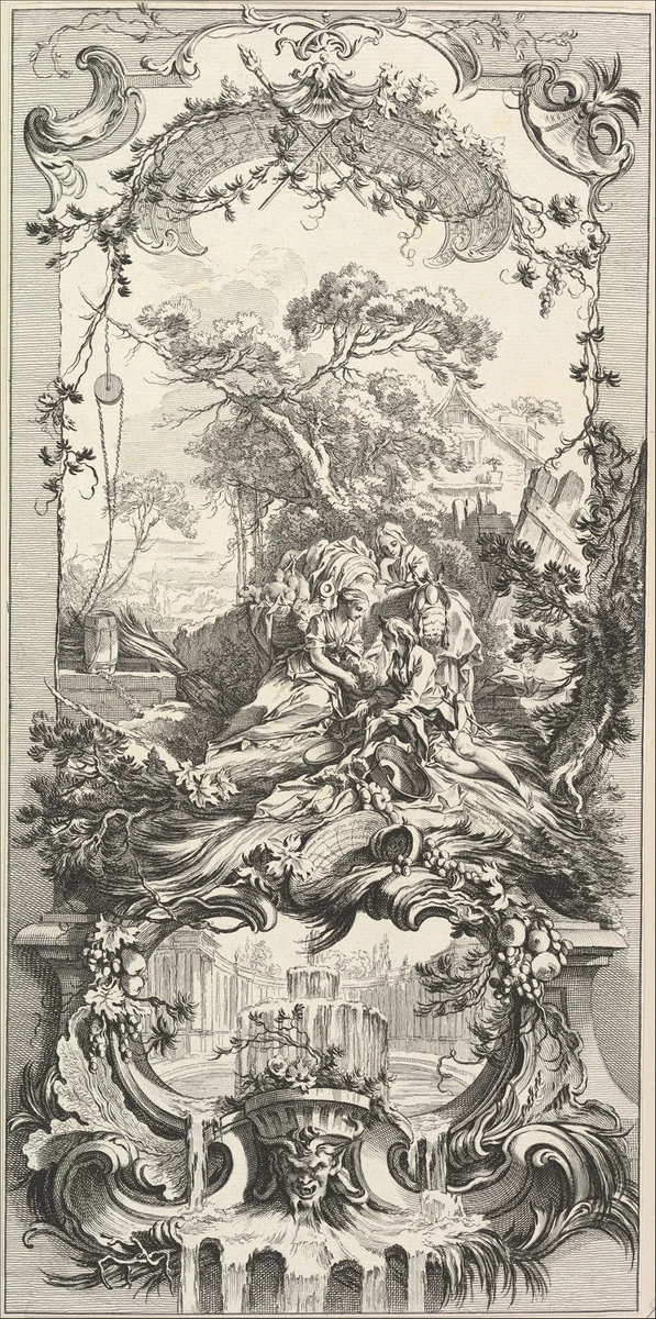 Triomphe de Pomone (Triumph of Pomona) by Charles Nicolas Cochin II, print, 1730-1790