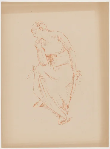 Etude by Pierre Puvis de Chavannes, print, 1895