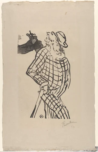 American Singer (from Le Café Concert) by Henri de Toulouse-Lautrec, print, 1893
