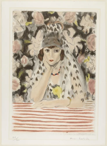 The Spaniard (L'Espagnole), after Matisse by Jacques Villon, Henri Matisse, print, 1925