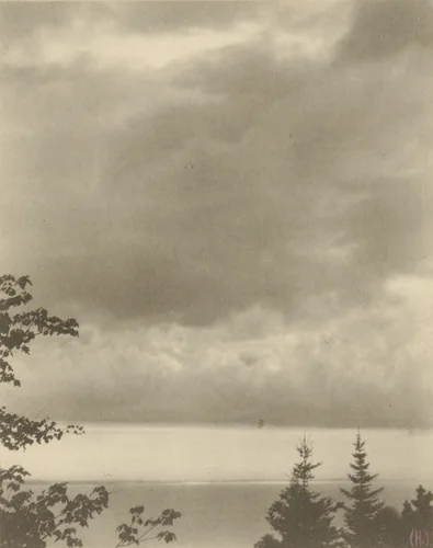Clouds, Maine by Clarence H. White, photograph, 1921