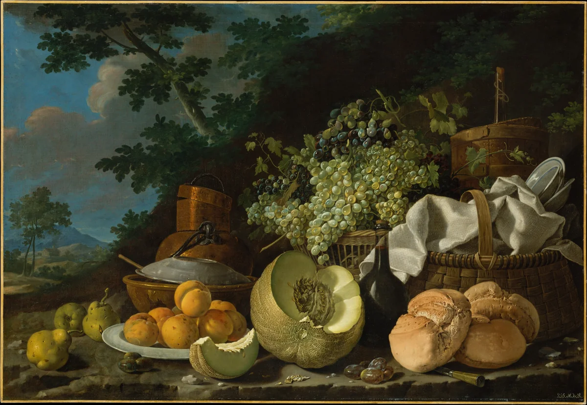The Afternoon Meal (La Merienda) by Luis Meléndez, painting, 1772