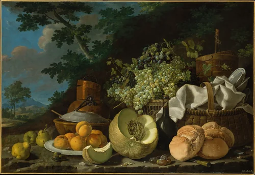 The Afternoon Meal (La Merienda) by Luis Meléndez, painting, 1772