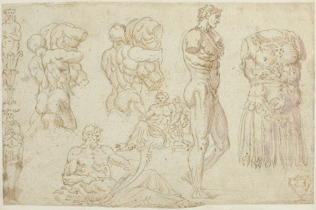 Beelden en tekeningen by anonymous, drawing, 1550-1570