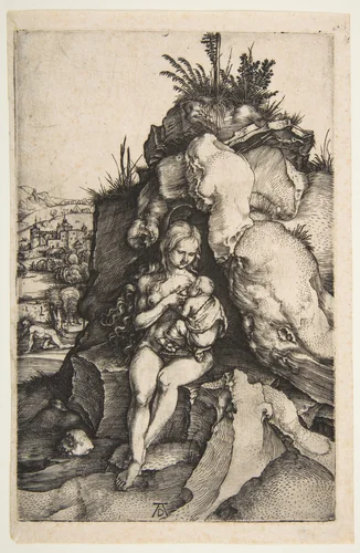 The Penance of Saint John Chrysostom by Albrecht Dürer, print, 1496