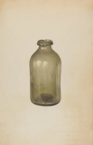 Shoe Blacking Bottle by Van Silvay, index of american design, 1939