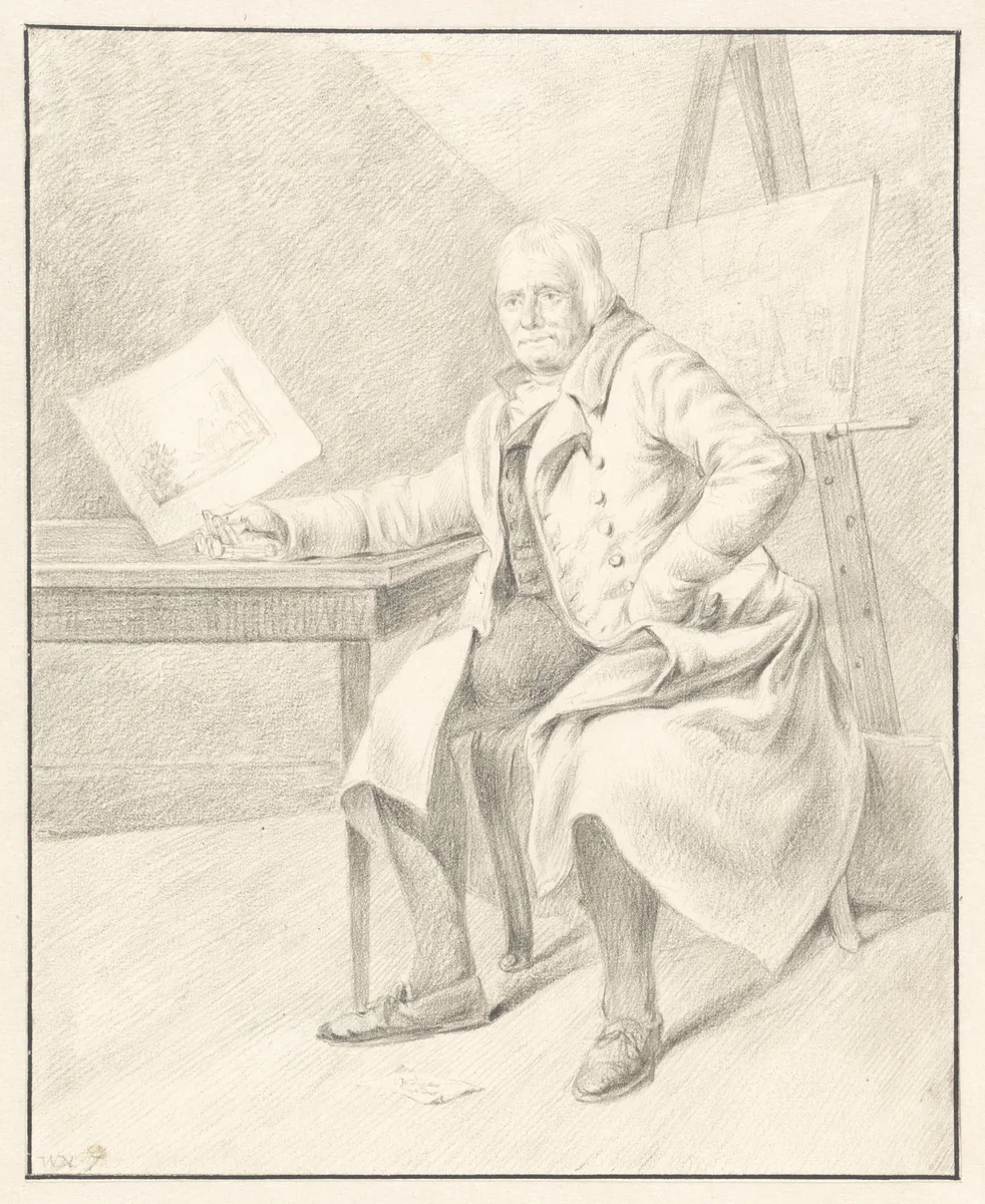 Portret van Johannes Petrus van Horstok by Wouterus de Nooy, drawing, 1775-1825