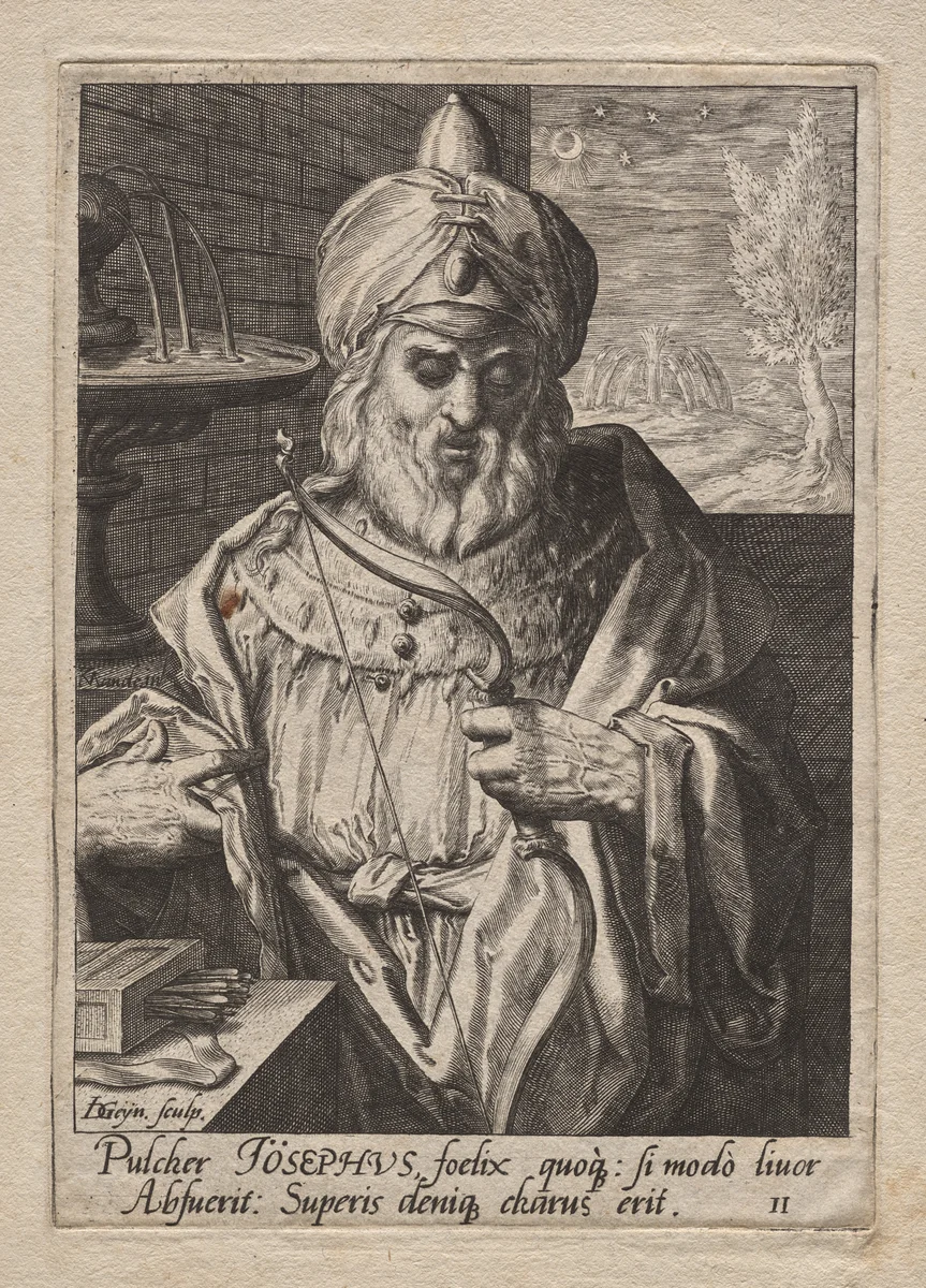 Plate 11: Joseph by Jacob de Gheyn II, print, 1584-1594