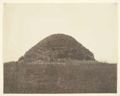 Tombeau de la chrétienne. Vue du côté nord. (Tomb of the Christian Woman. View of the North Side.) by John Beasley Greene, photograph, 1855