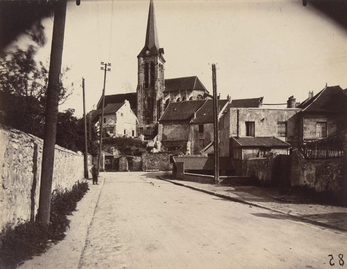Fontenay les Louvres by Eugène Atget, photograph, 1919