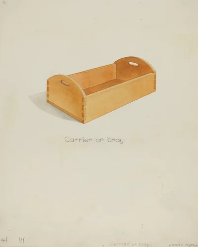 Shaker Tray by Lawrence Foster, index of american design, 1936