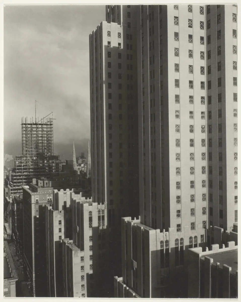 From My Window at the Shelton, West by Alfred Stieglitz, photograph, 1931